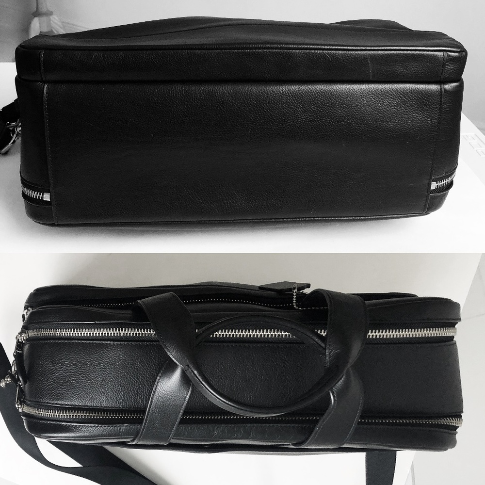 Coach Bag Hamilton Commuter Bag Messenger Brief Black Leather Style #F72224 NWOT - Picture 7 of 11